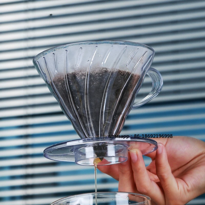 Reusable Coffee Dripper Resin Coffee Filter for Pour Over Barista  Brewing  Funnel Filter Cup1-2Cups/1-4Cups