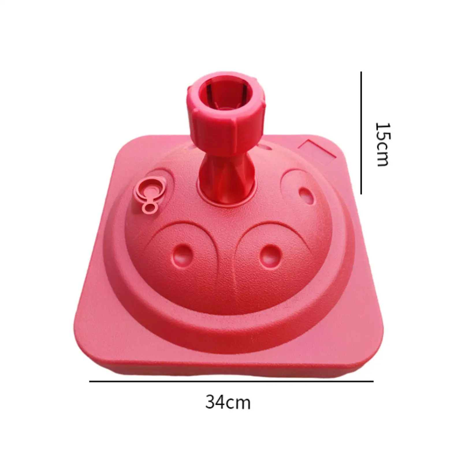 حامل مظلة للفناء وحامل مظلة بديل مربع ومستقر للمياه