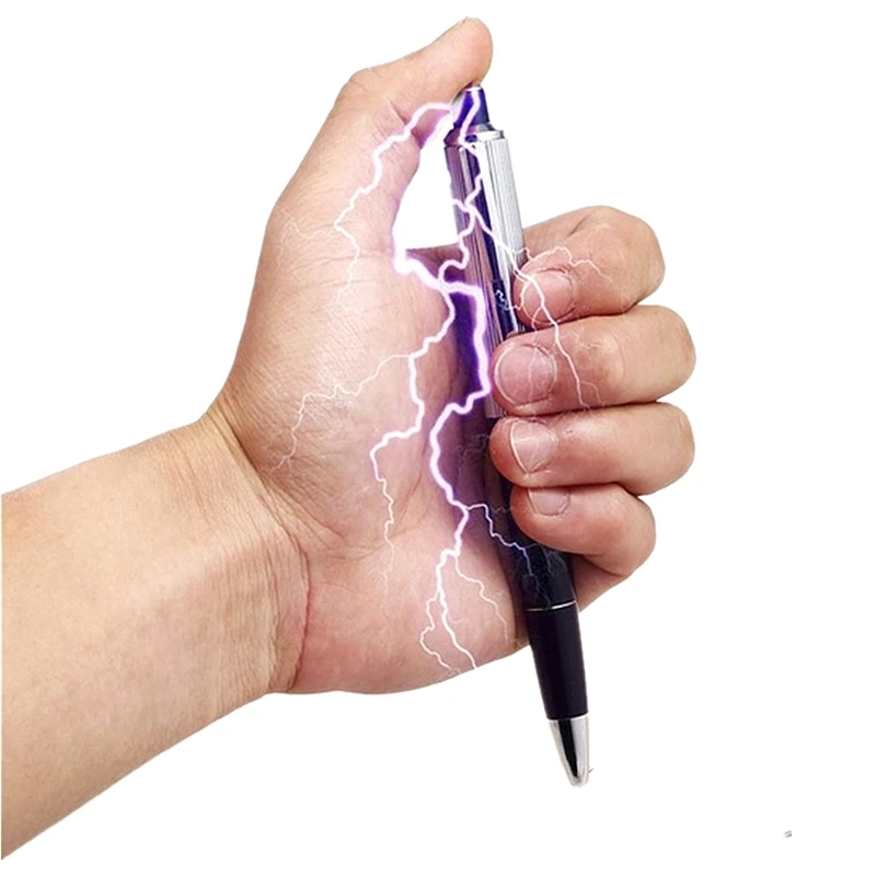 1Pcs Creative Electric Shock Pen Toy Utility Gadget Gag Joke Funny Prank Trick Novelty Friend's Best Gift