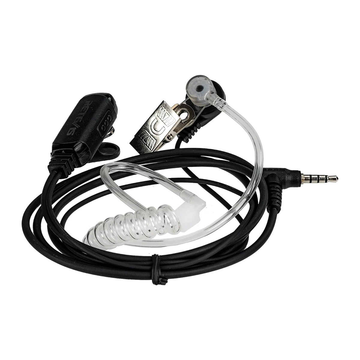 Retevis EAY001 – słuchawka do radiotelefonu z przewodkiem, przyciskiem PTT i wtyczką 3,5 mm, przeznaczona do radiotelefonów Retevis RB19, RB619, RT622P, B3S, B63S. — zdjęcie produktu 7
