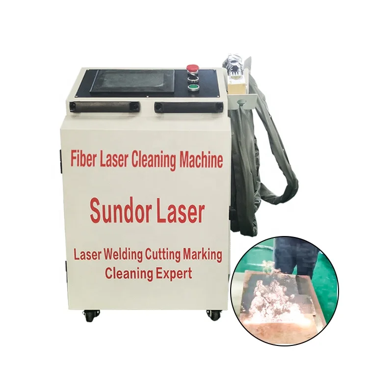 1500W Laser Cleaning Machine Clean Metal Surface Oil Coating Laser Rust Removal Equipment