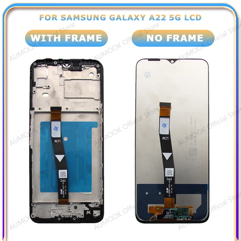 Wyświetlacz LCD do Samsung Galaxy A22 4G 5G A225 A226 Wyświetlacz Ekran dotykowy Digitizer Panel montażowy z ramką Wymiana Wymiana — zdjęcie produktu 5