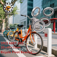 1PCS 6807-2RS Bicycle Pivot Bearing 35x47x7mm Thin-Wall   Sealed for Frame Linkage Repair