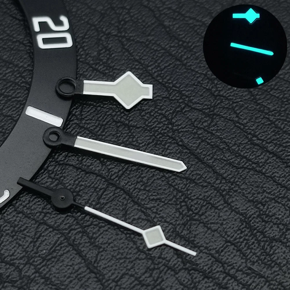 42.5 مللي متر صالح M8215 حركة/القرص الرجال عالية الجودة الصلب حافظة ساعة اكسسوارات سوار حزام صندوق ساعة #2