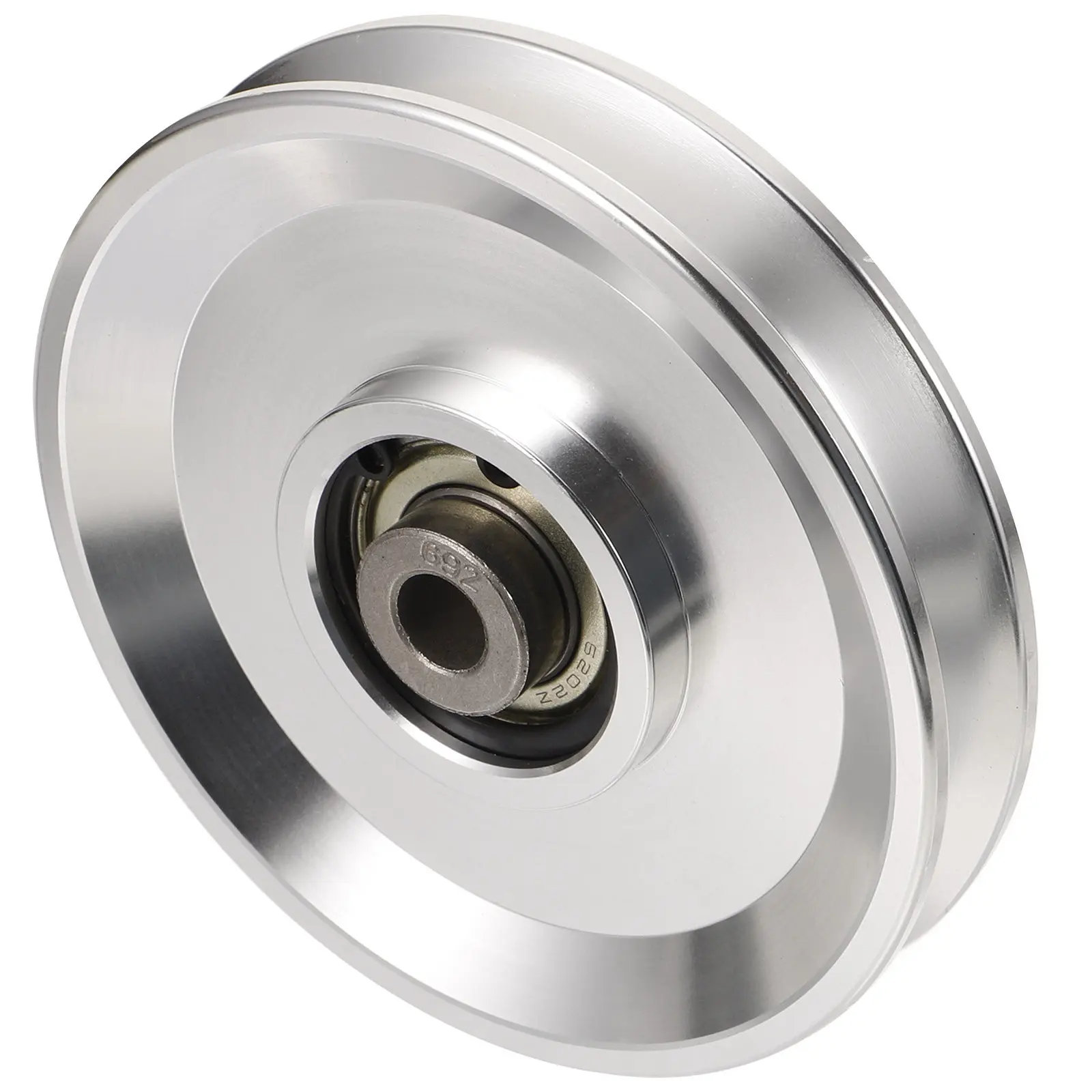 Universal Heavy Duty Aluminium Alloy Bearing Pulley Wheel for Gym Fitness Equipment DIY Home Pulley System Smooth Silent