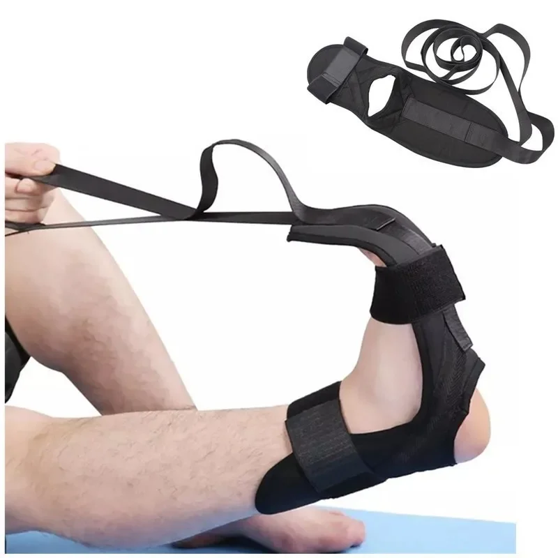 Yoga Ligament Stretching Belt Foot Rehabilitation Strap Plantar Fasciitis Leg Training Foot Ankle Joint Sports Calf Massager