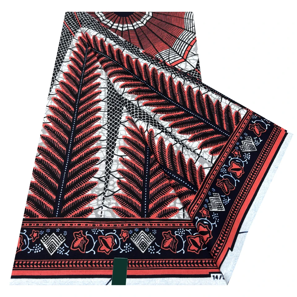 African Printed Fabric Original Dutch Pagne Cloth for Sewing Dress African Wax Holland Cotton Fabric 6 Yards
