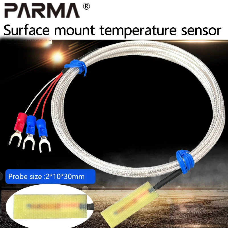 Resin surface mount platinum resistance thermometer surface insulated motor temperature measurement probe copper bar temperature