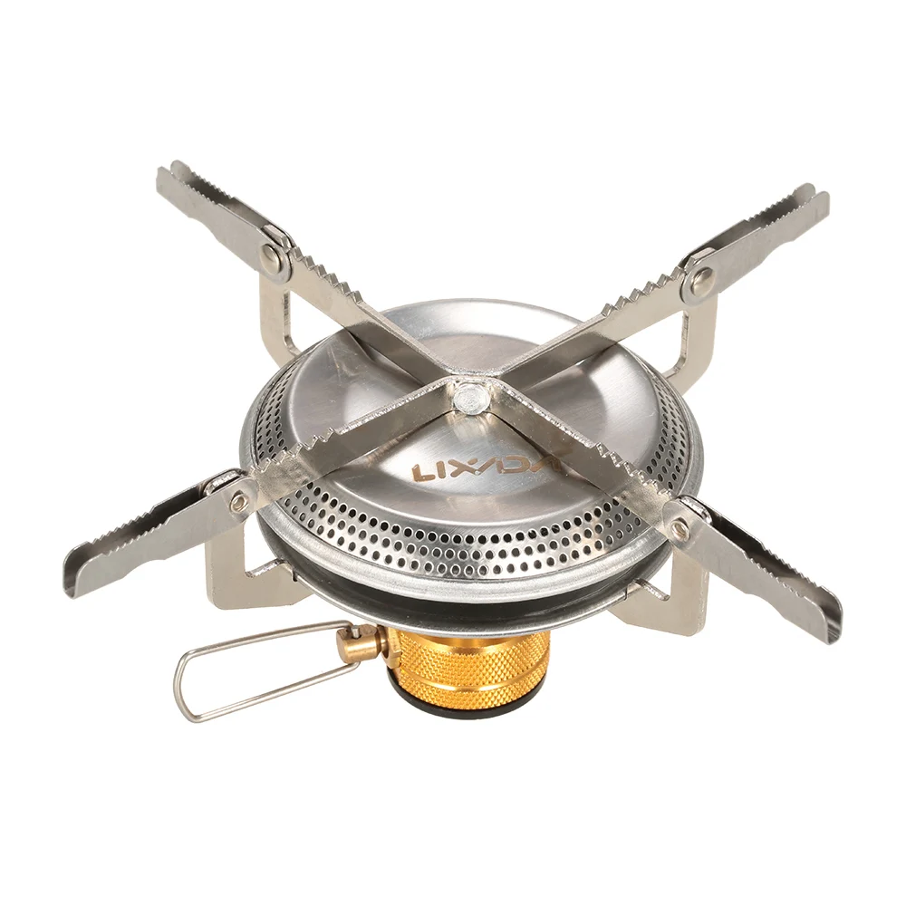 Lixada 3500W Ultralight Portable Outdoor Camping Gas Stove Hiking Backpacking Picnic Cooking Stove Furnace