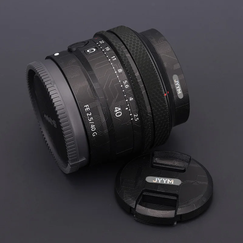 ملصق مخصص لسوني FE 40 مللي متر F2.5 G SEL40F25G ملصق مائي الجلد عدسة الكاميرا الفينيل التفاف واقي الفيلم معطف 40 2.5 FE40F2.5 #4