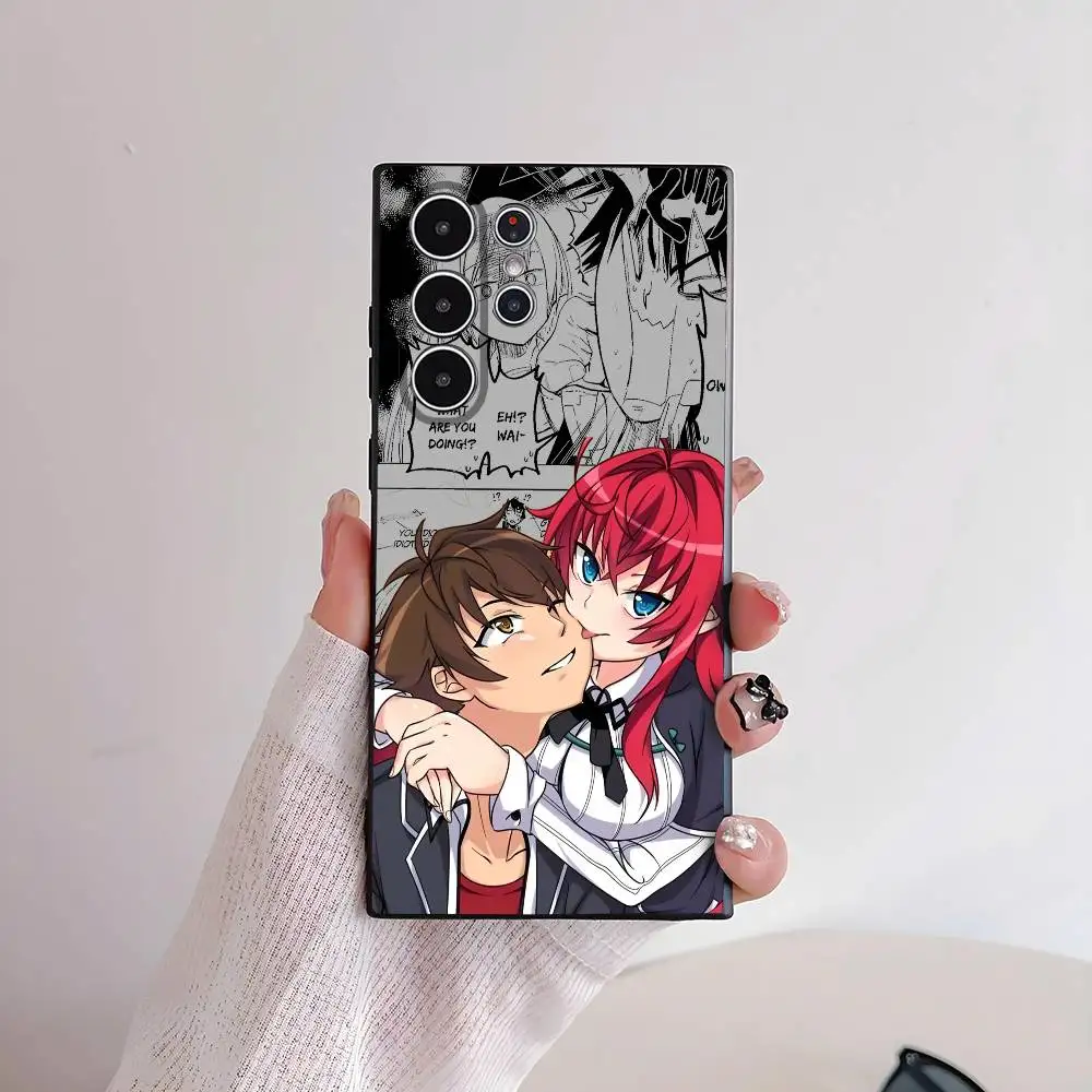 

Anime High School DxD Phone Case For Samsung Galaxy S25 S24 S22 S23 Ultra S21 S20 Plus 5G Anti-fall ConvenientFrosted Soft Case