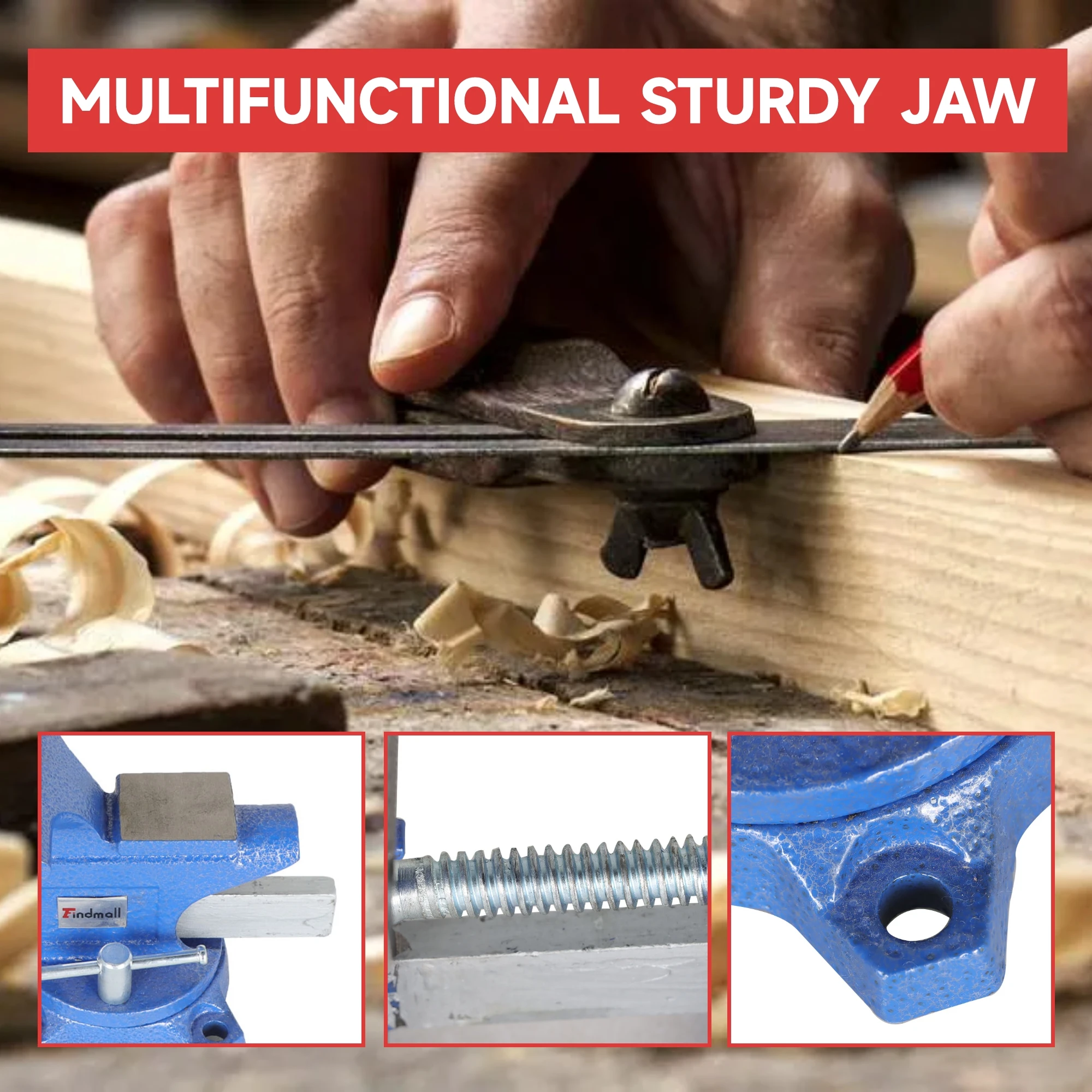 Morsa de Bancada Multiuso de 4 - Bench Vise Swivel avaliação e preço