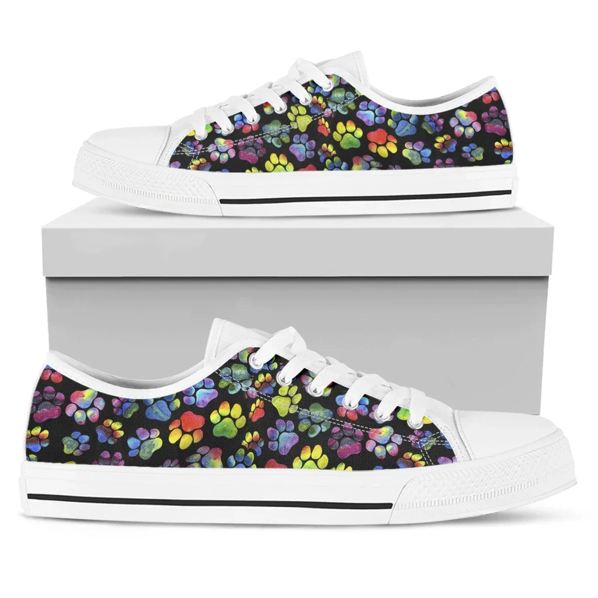 Jamacia Resta Lion Design Light Low Top Canvas Shoes Vulcanized Comfortable Men's Walking  Flats