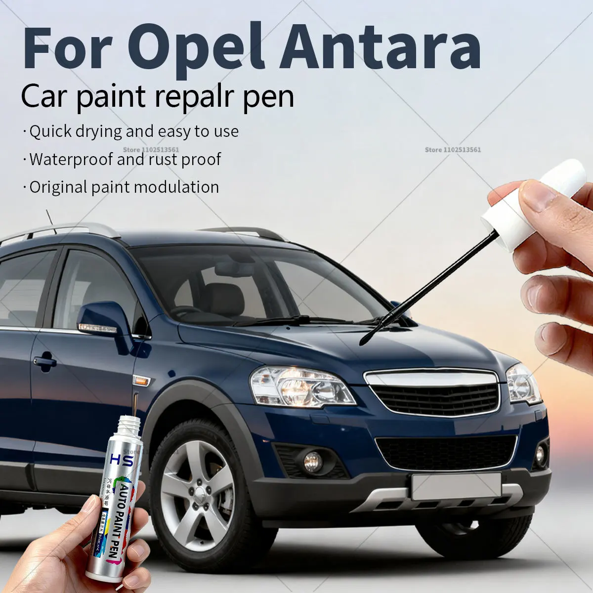 

Ручка для ремонта автомобильной краски для Opel Antara/Holden Captiva Touch Up, средство для удаления царапин, автоаксессуары «сделай сам», черный, белый, бежевый, красный, серебристый