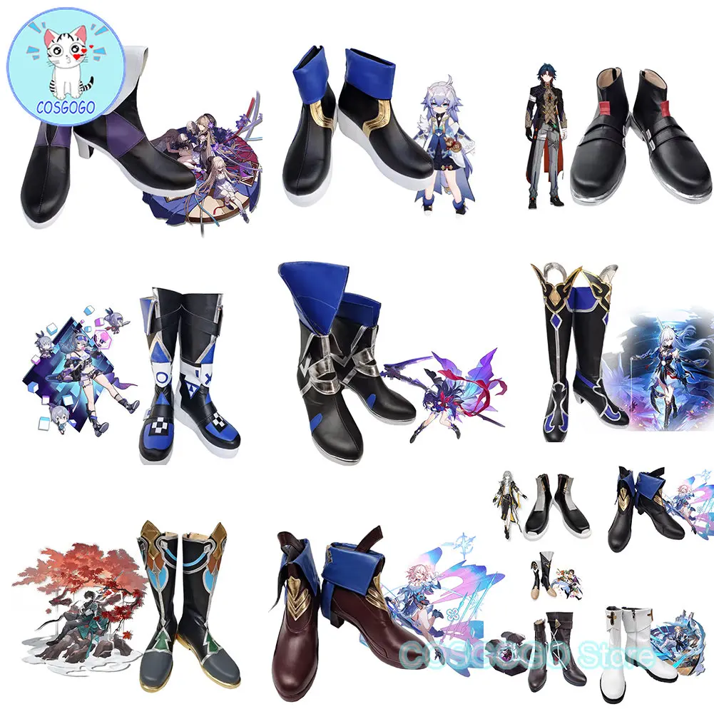 

Honkai: Star Rail Dan Heng/Wolf/Seele/Caelus/Blade/Sushang/Yanqing/March 7th/Bailu/Herta/Ting Yun/Stelle/Jingliu cosplay shoes