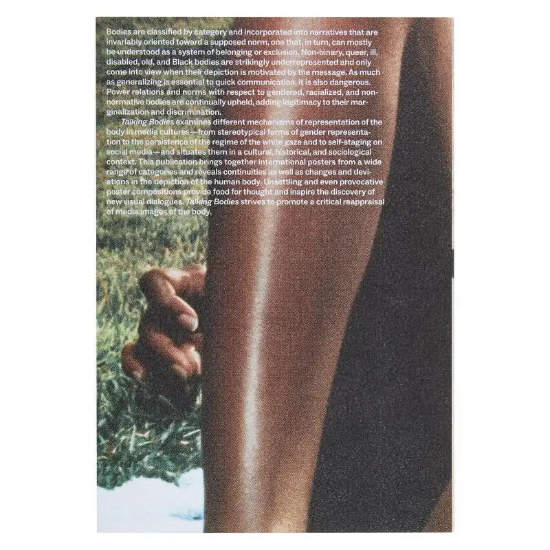 Talking Bodies Image Power Impact Bettina Richter Markus Dederich Lars Muller Publishers 9783037787342 Book