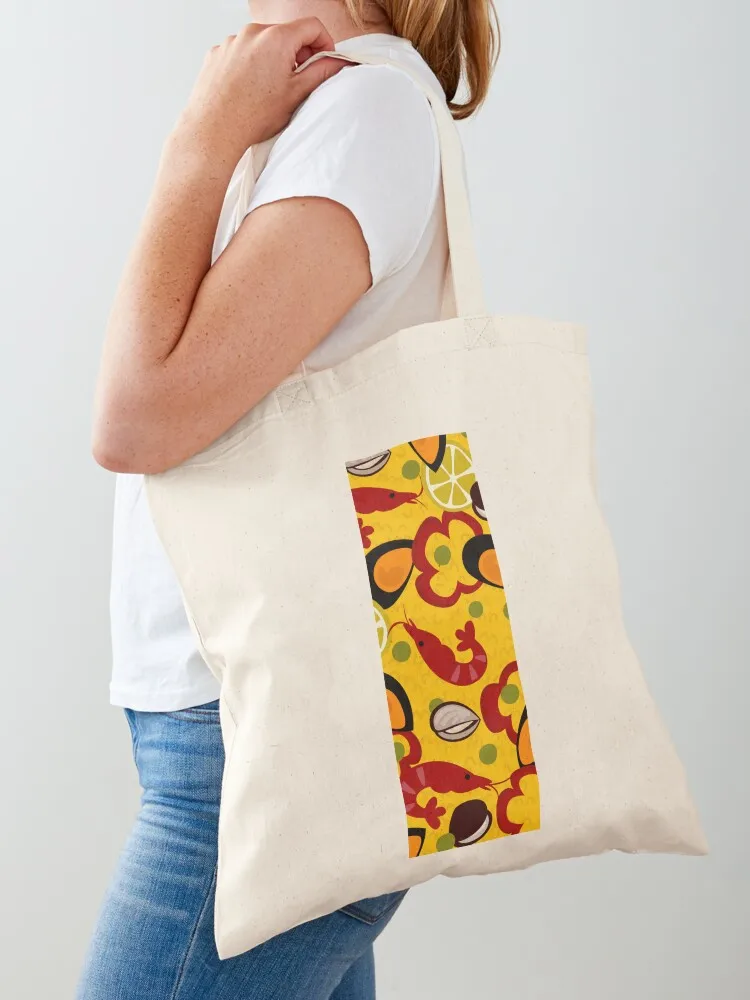 

Paella Tote Bag shopper bag woman large size bags custom tote bag canvas tote