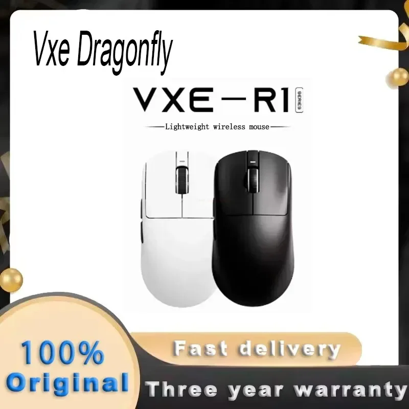 Vxe Dragonfly R1 Pro Max Wireless Fps Game Mouse R1 Light Weight Low Delay Paw3395 Nordic52840 2khz Smart Speed X Mouse Gift