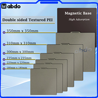PEI Build Plate PEI Powder Sheet 235/310/350mm Double Sided Spring Steel Sheet Textured For Ender 3 CR10 P1P SW-X1 Build Plate
