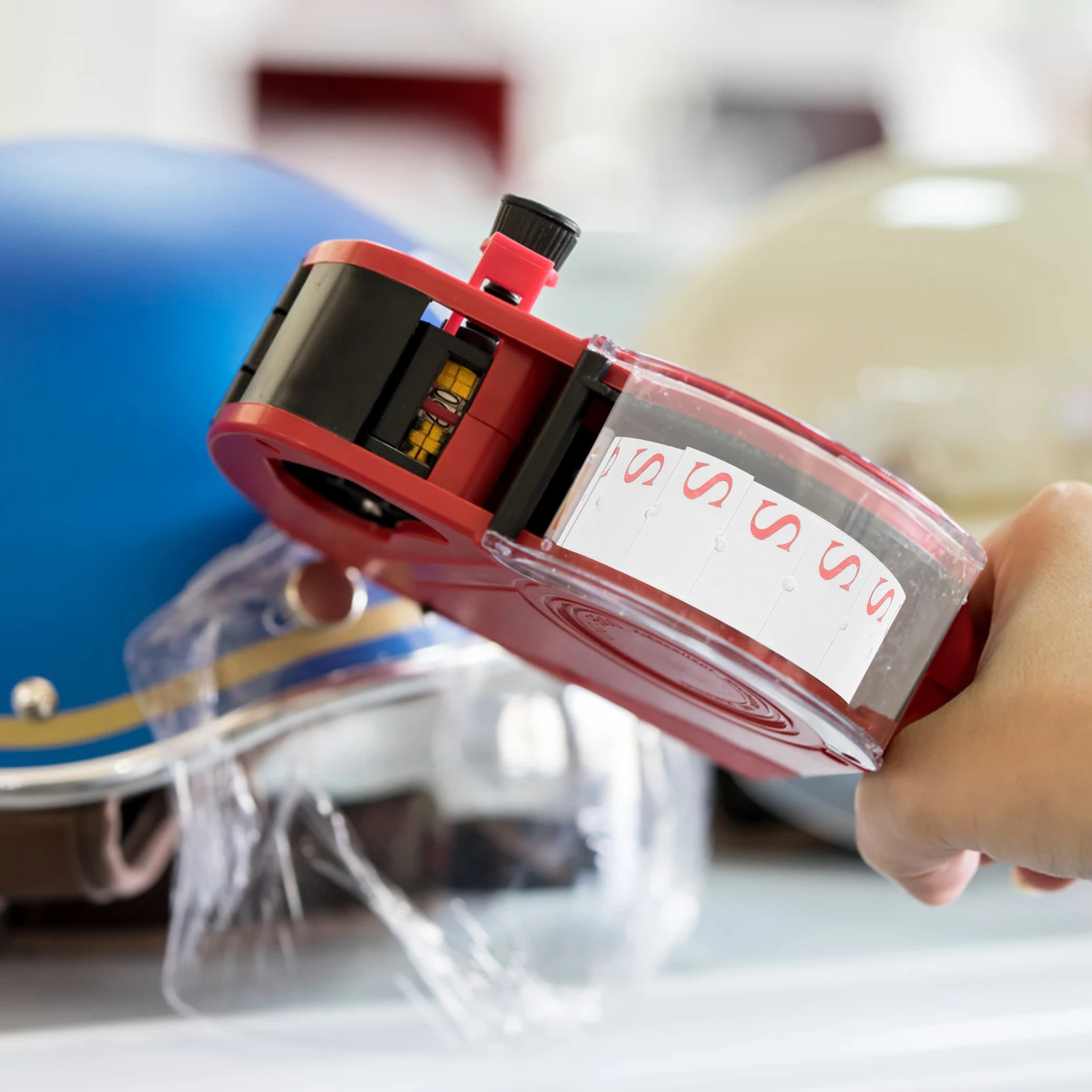 

10 Rolls 5000PCS Self Adhesive Price Tag Paper Clothing Size Stickers Strong Adhesion Bright Color T Shirts Coats for Clothes