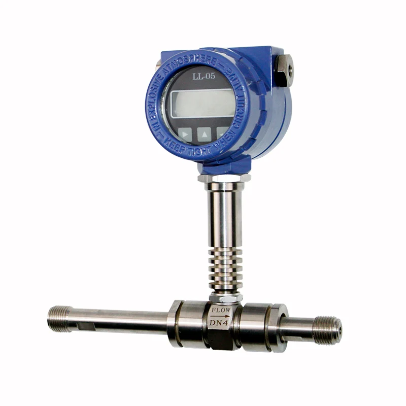 

Oxygen (O2) in line thermal mass flowmeter 1/4 flow instruments insertion compact gas meter