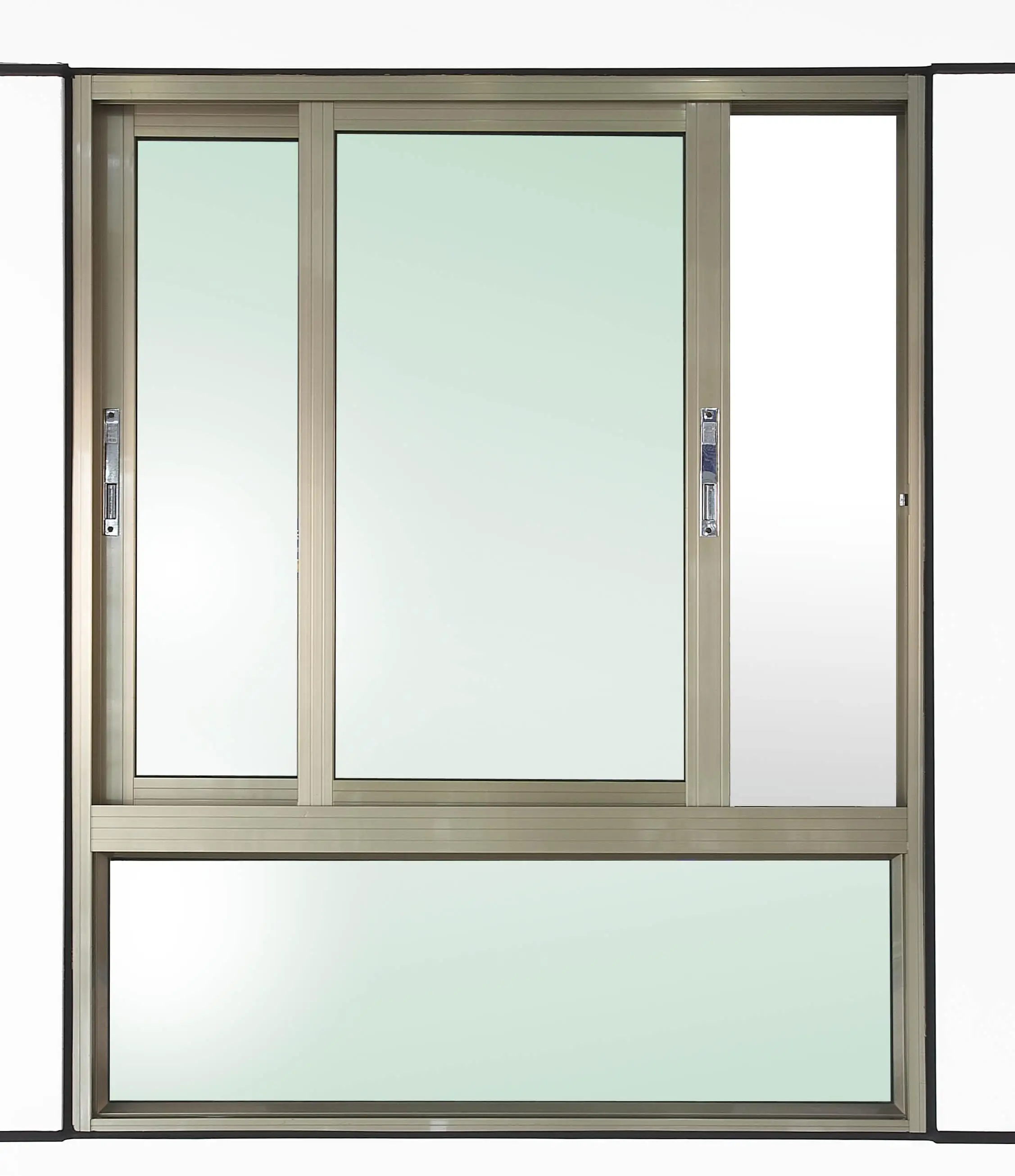 Swing Horizontal Aluminum Window Frame Bathroom Aluminium Sliding Windows Aluminum Alloy Wood Crate Fiberglass Roller Blind 72 view 2
