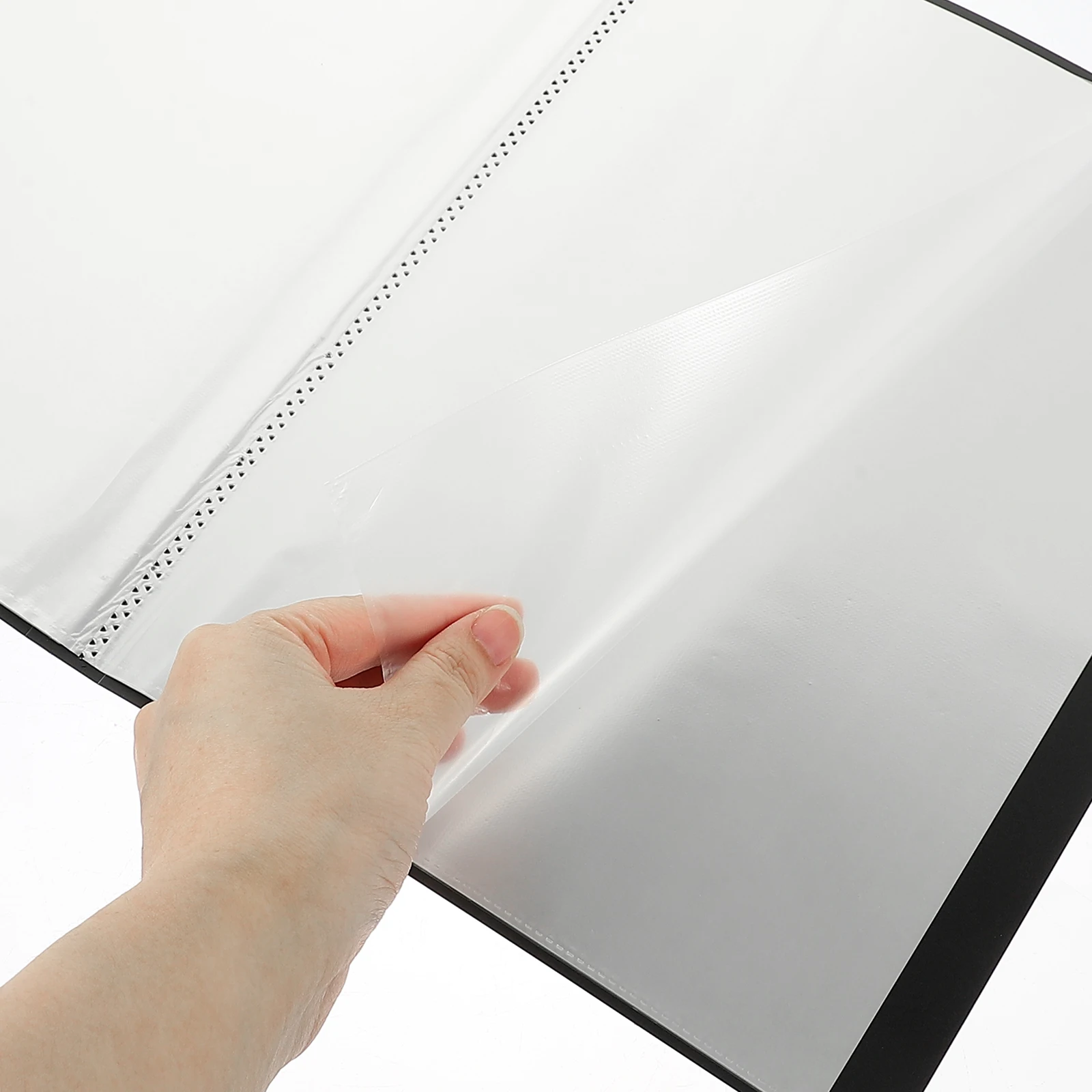 

Transparent A4 File Folder Document Organizer Large Capacity Expandable Paper Storage Pouch For Office Supplies Documents Bag