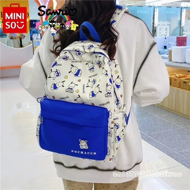 Sanrio 2025 New Women's Backpack Fashion High Quality Girls' Travel Backpack Cartoon Versatile Large Capacity Student Backpack