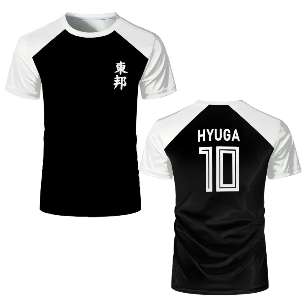 

Anime Captain Tsubasa 3D Print T-Shirts Kojiro Hyuga Jersey Men Women Cosplay Short Sleeve T Shirt M Tees Tops Man Clothing