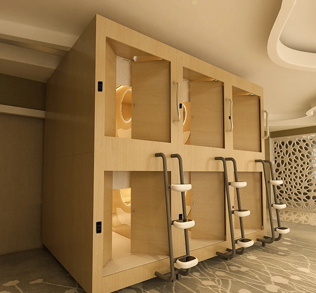 Environmental multilayer board wooden type Horizontal or vertical capsule bed