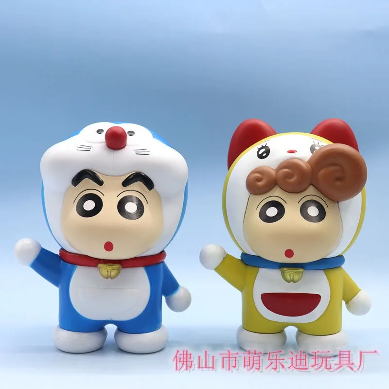 

Crayon Shin-chan Xiaokui cos Doraemon creative home furnishings decoration trendy cartoon doll gift