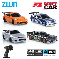 1/43 4WD Mini RC Drift Car Upgraded With Gyroscope 2.4G Remote Control High Speed Racing GTR Model Toys for Kids Birthday Gifts