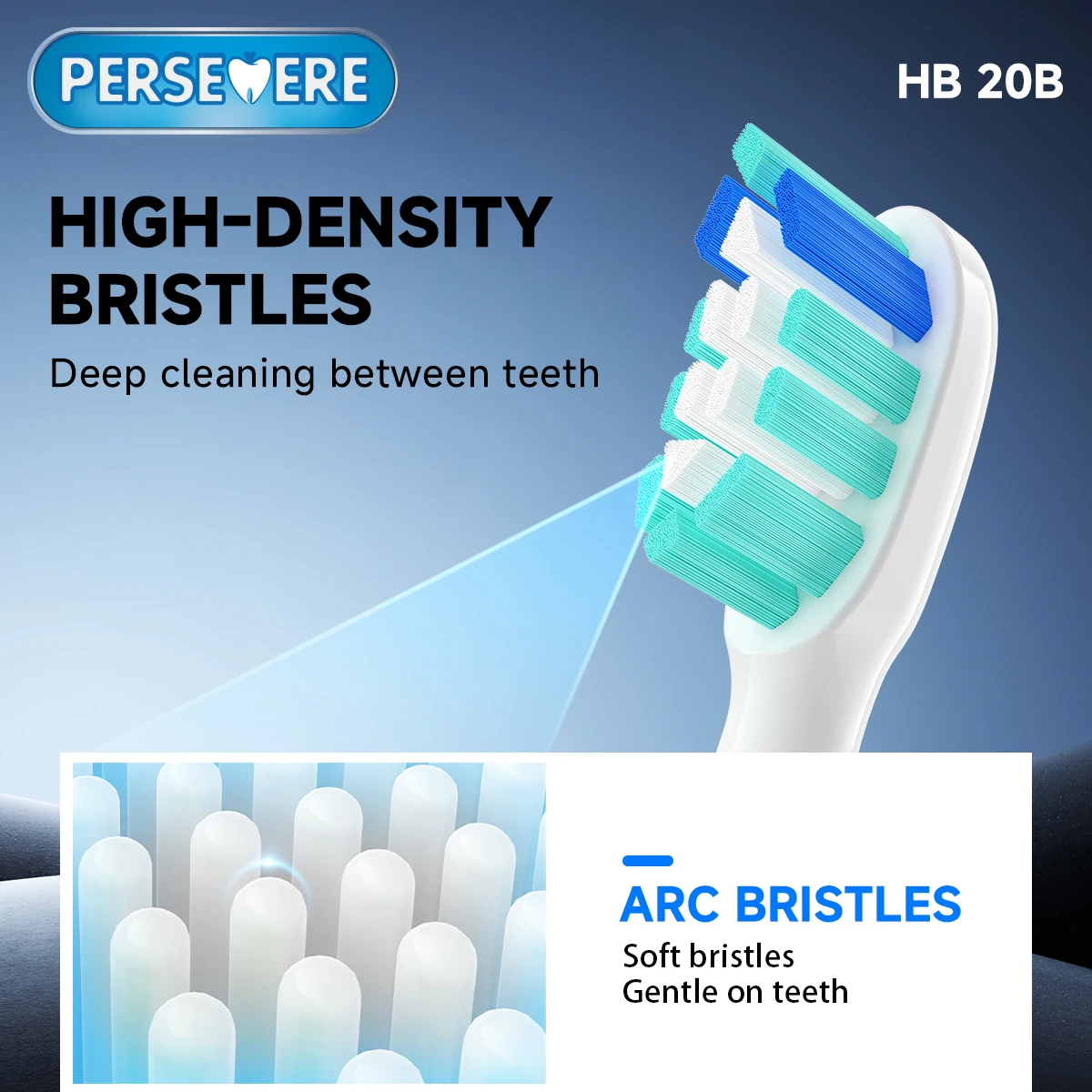 

12PCS/Compatible With PHILIPS HX9322 HX9331 HX9334 HX6252 HX6253 HX6530 Sonic Electric Vacuum Toothbrush Soft Bristle Heads