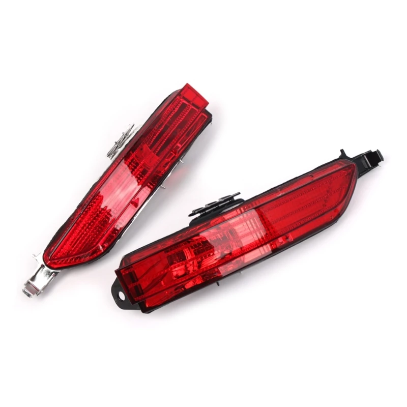 Car Rear Bumper Reflector Strip Tail Signal Light Waterproof Left/Right Warning Taillight Brake Fog Lamp 7P6945701D 7P6945701F