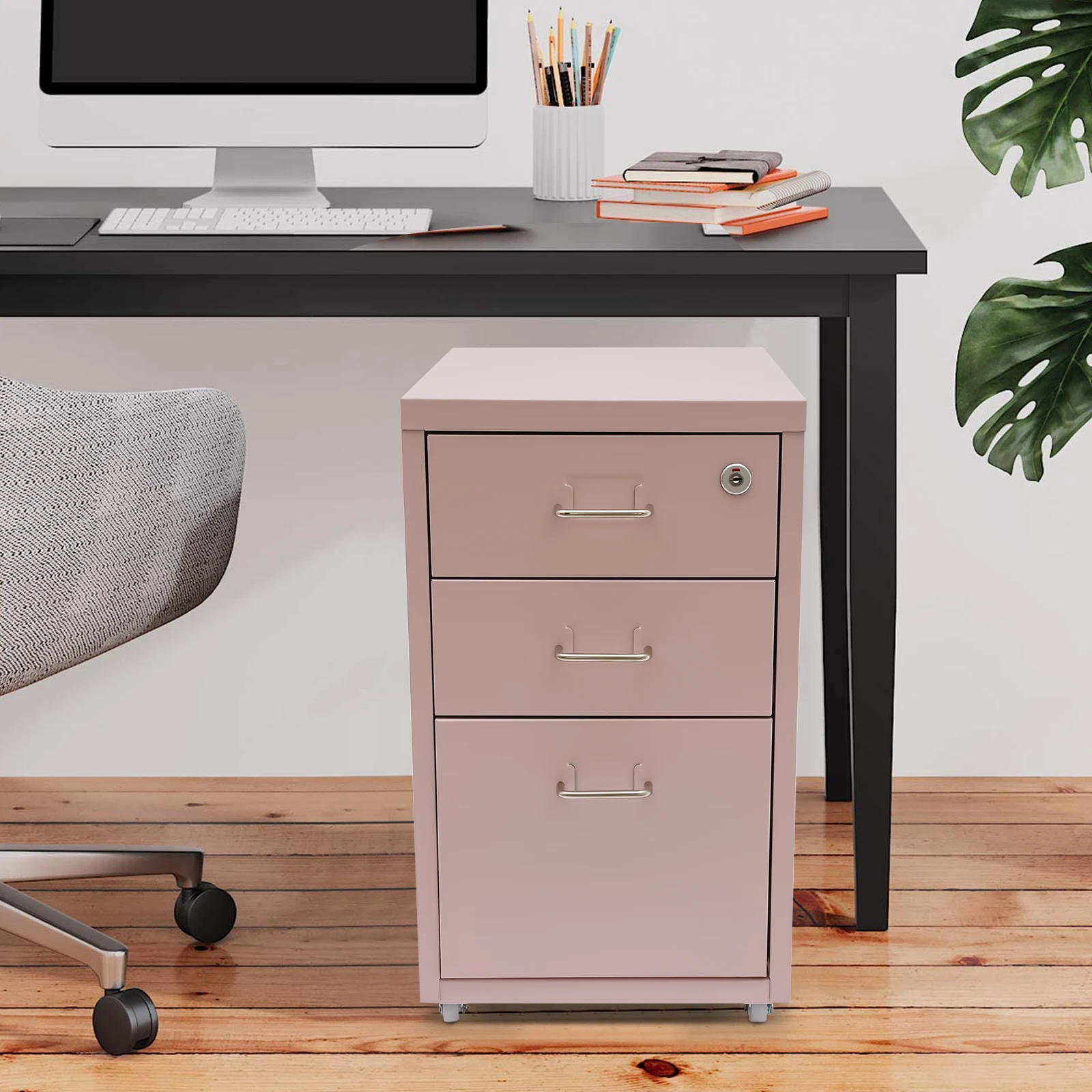 3-stufiger rechteckiger vertik – Rolling File Cart Bewertung und Preis