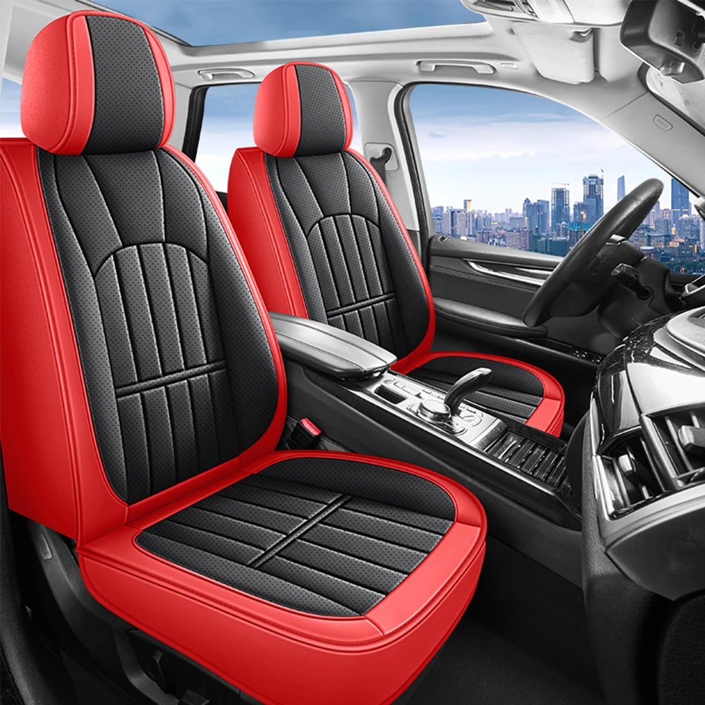 

Кожаные чехлы на сиденья для Mitsubishi Pajero 4, 2 Sport Outlander xl, asx, Montero, аксессуары для Lancer 9, 10, Carisma