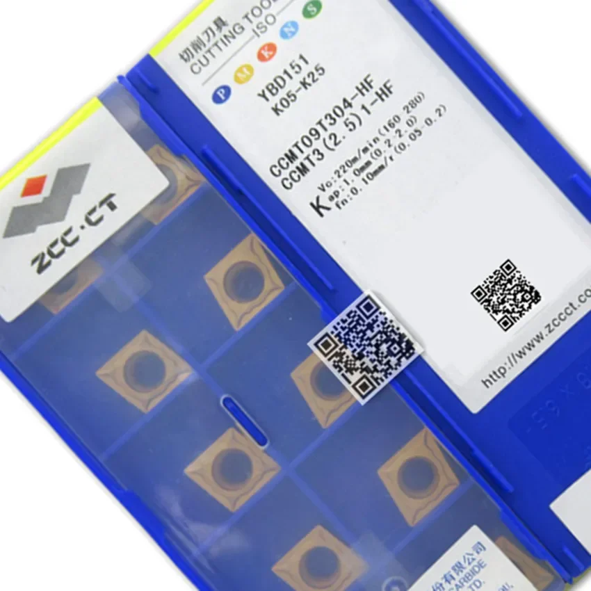 

ZCC.CT CCMT060204-HF YBD151/CCMT09T304-HF YBD151 CCMT09T304 CCMT060204 HF YBD151 CNC carbide inserts 10pcs/box