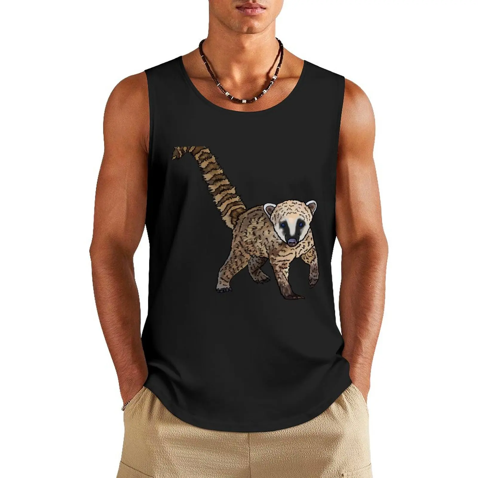 Coati Tank Top summer gym shirt man