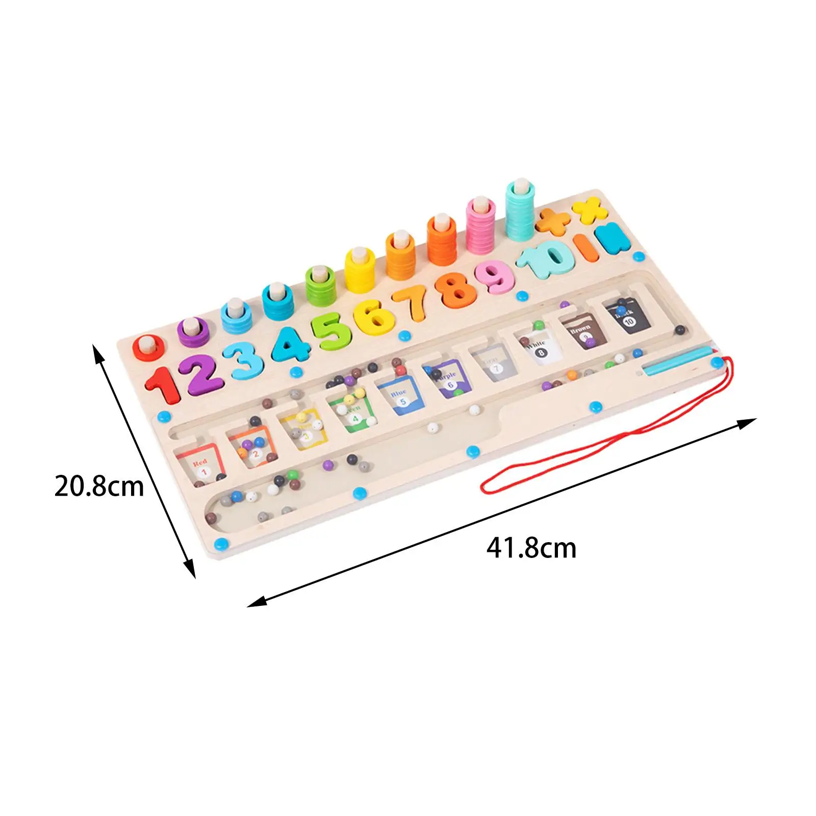 Color Sorting Counting Board Educational Math Enlightenment Board Games Color Matching Learning Counting Puzzle Board Boy Girls