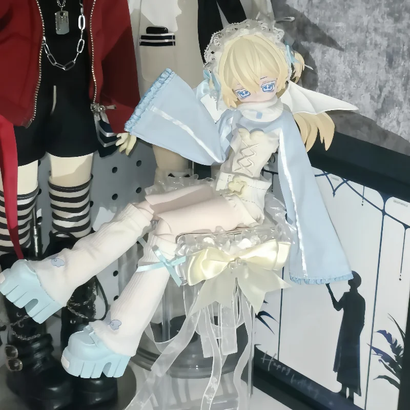 Echte Bon Bon Pocket Quirky Cute Girl Serie 1/6 Bjd Blind Box Action Fogurines Desktop Ornamente Trendy Surprise Box präsentiert
