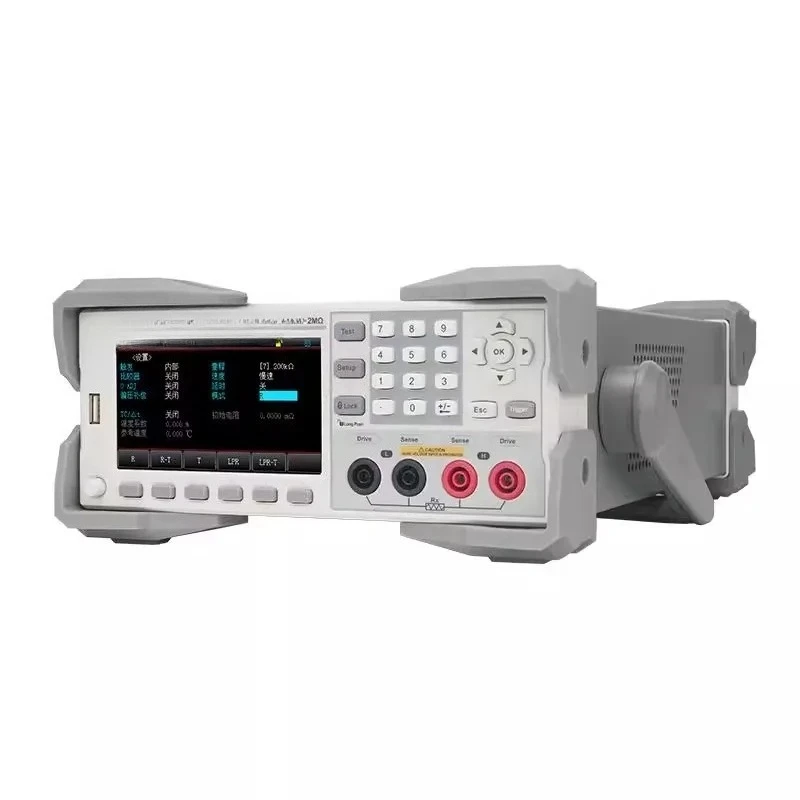 DC Low Resnce Tester High Precision Desktop Milliohmmeter Communication Micro Ohmmeter al Measurement Tool