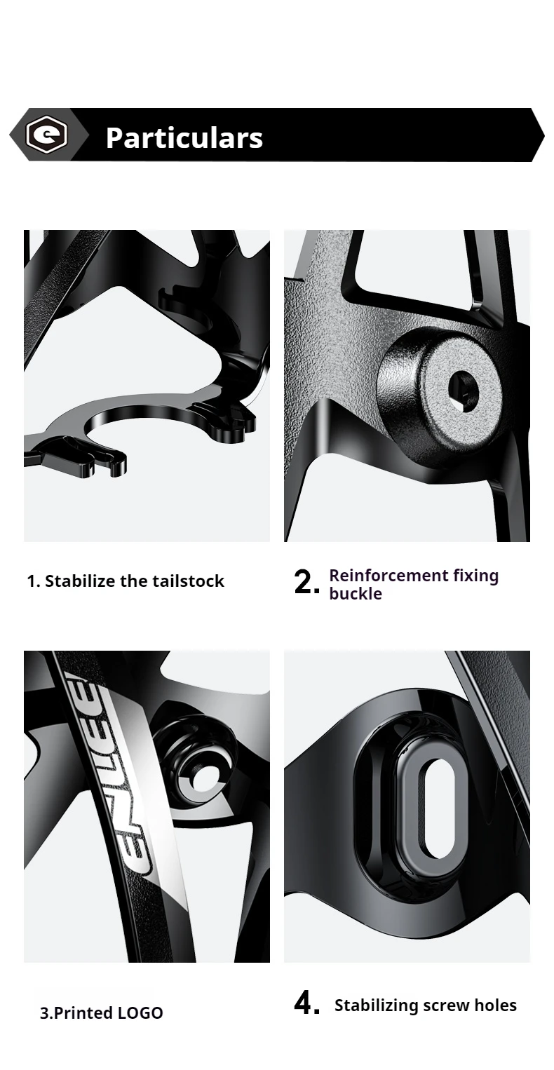 Enlee der neue Fahrrad halter Flaschen halter Rack Fahrrad zubehör Fahrrad Thermo Flaschen verschlüsse Rack MTB Kessel Käfig Halterung – Detail 15