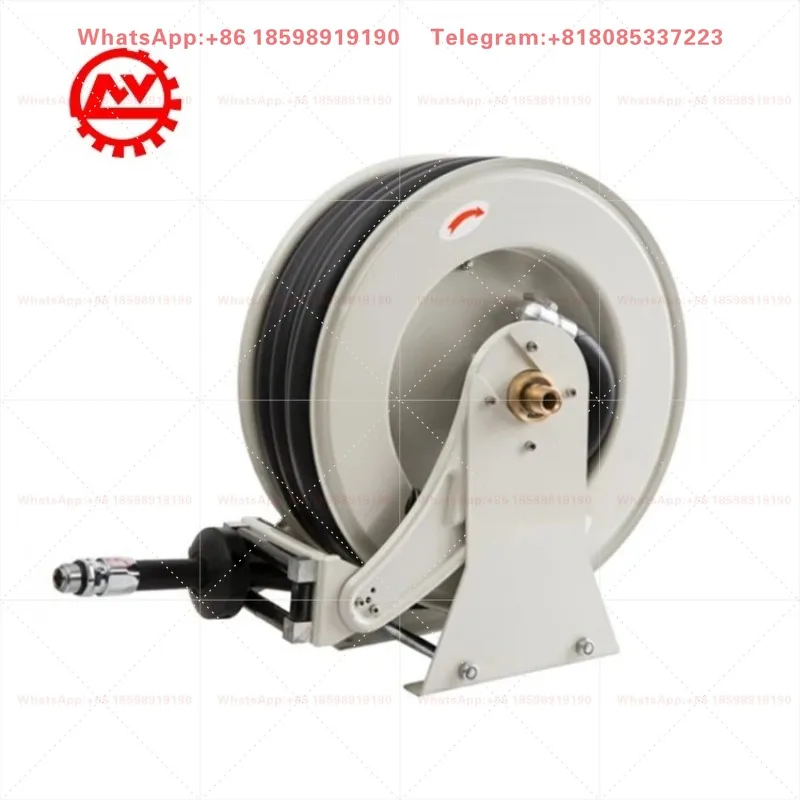 3/4 Inch 10M Heavy Duty Automatic Spring Retractable Diesel Fuel Hose Reel Self Rewind Fuel Dispenser Hose Reel