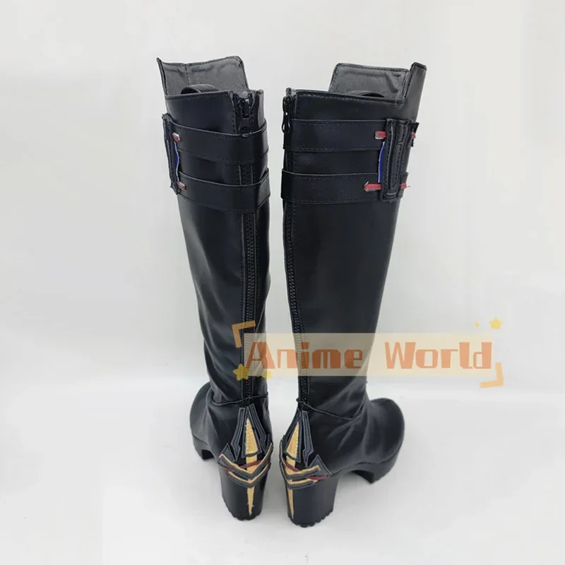 Amor e espaço profundo protagonista feminino cloudsreach cipher sapatos botas cosplay botas de festa de halloween cosplay prop feito sob encomenda