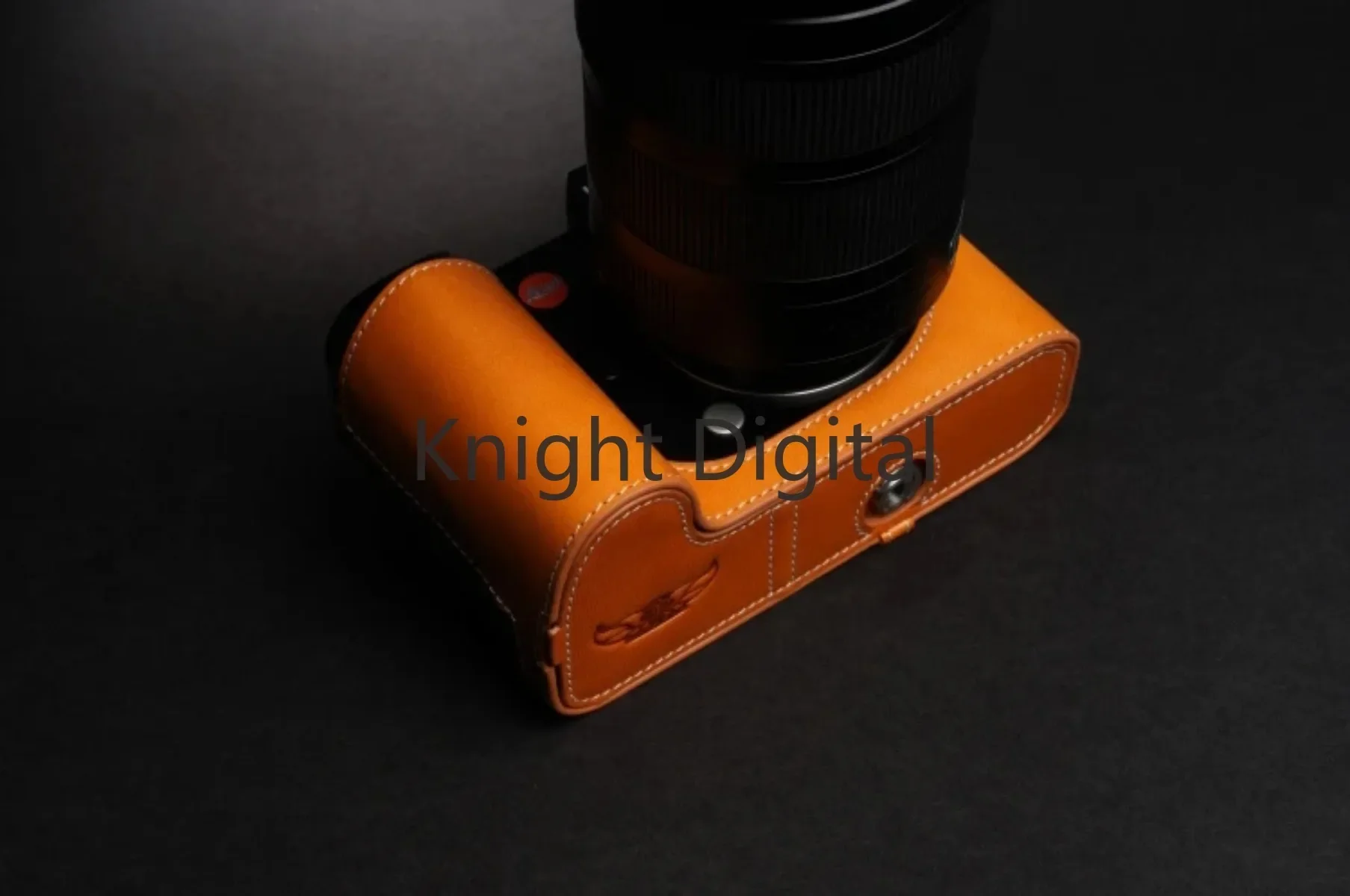 حقيبة كاميرا من الجلد الطبيعي الأصلي غطاء حماية قاعدة حزام الكتف حزام الرقبة لـ Leica SL Typ601 SL2 SL2S حقيبة ظهر للكاميرا