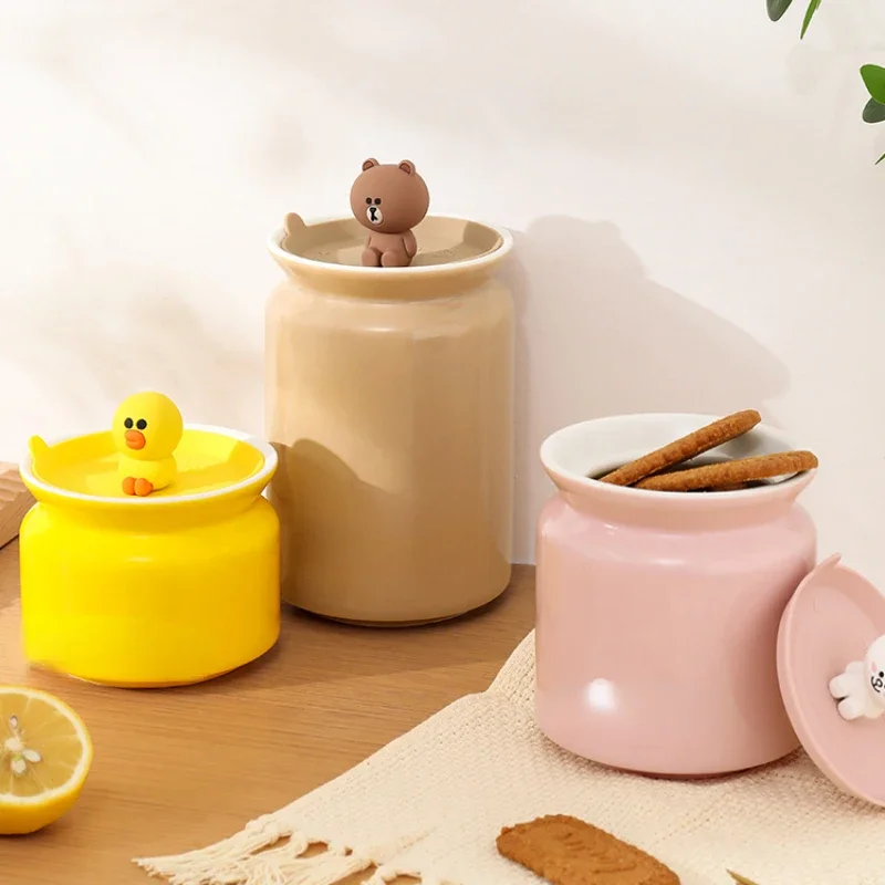 Lard Jar Household Sealed Jar Ceramic High Temperature Resistance Chili Oil Can Animal Oil Seasoning Box