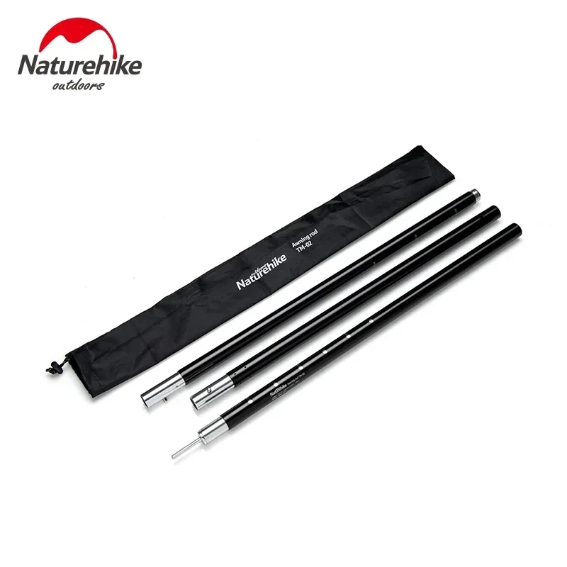 

Naturehike 3m Outdoor Camping Trap Aluminium Alloy Support Rod Sun Shelter Telescopic Pole Tent Awning Sunshade Folding Poles