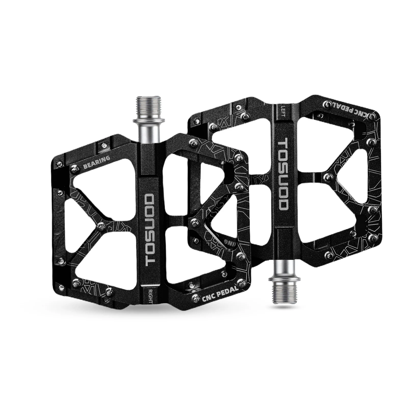 AliExpress TOSUOD Bicycle Bearing Pedals Aluminum Alloy+Chromium-Molybdenum Steel Material Bike Pedals Riding Accessories