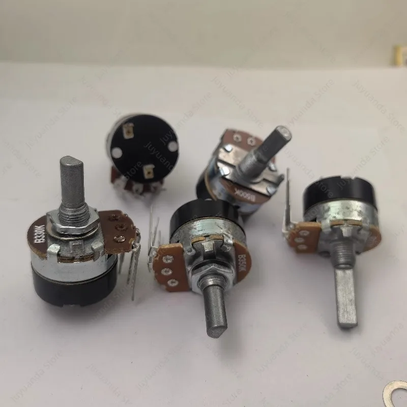 Stock 138 Type Single Belt Switching Potentiometer B350K B330K B500K Temperature Adjusting Electronic Universal Furnace view 4