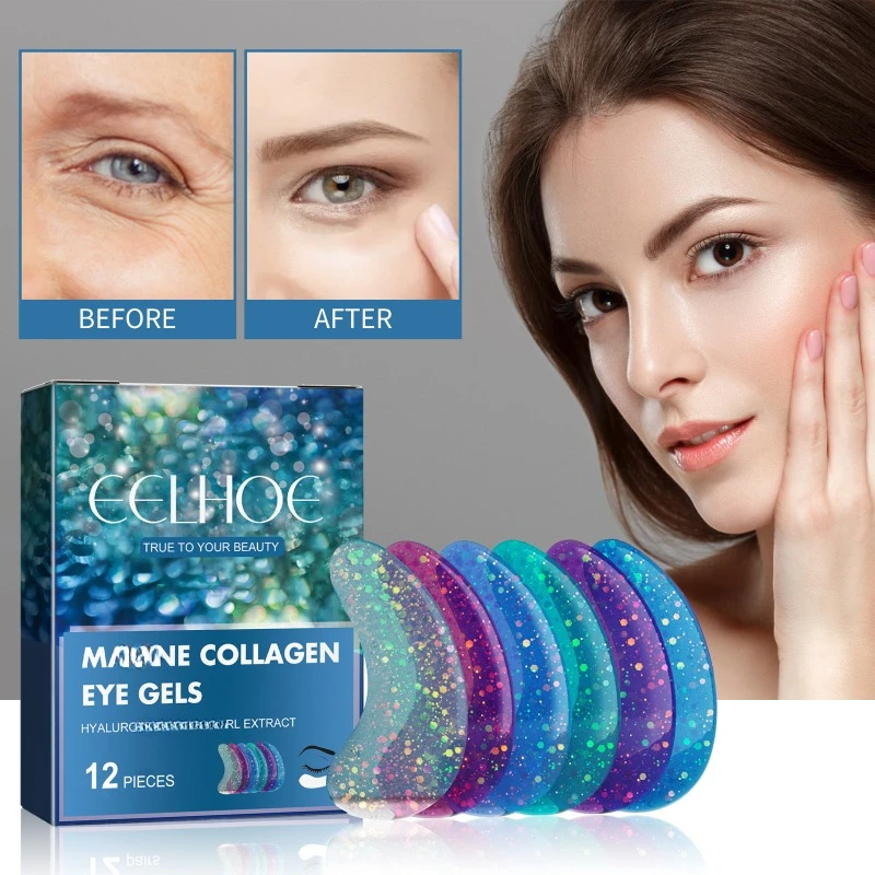 

Collagen Eye gel patch Fade fine lines eye bags improve dark circles anti aging remover wrinkle Moisturizing firming eye mask